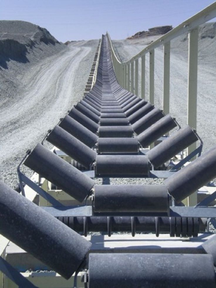 Sand mining or ore mine use belt conveyor roller, trough roller 35°